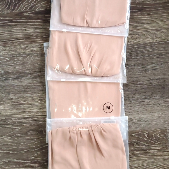 Apricot Spaghetti Strap Ruffle Top - Picture 3 of 3